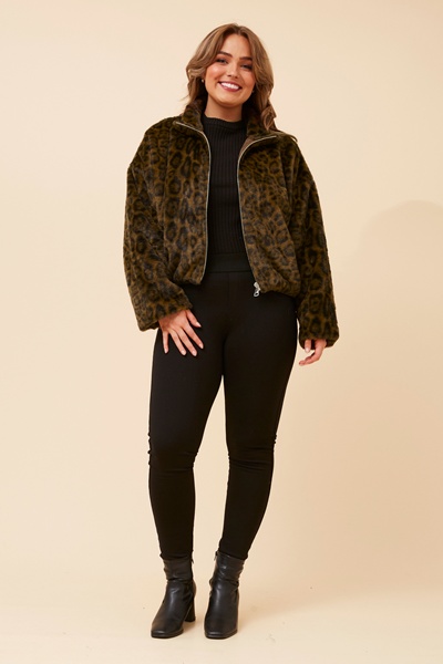 NOBLE ANIMAL PRINT JACKET