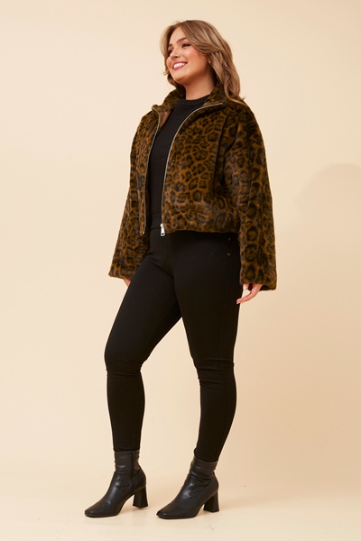 NOBLE ANIMAL PRINT JACKET