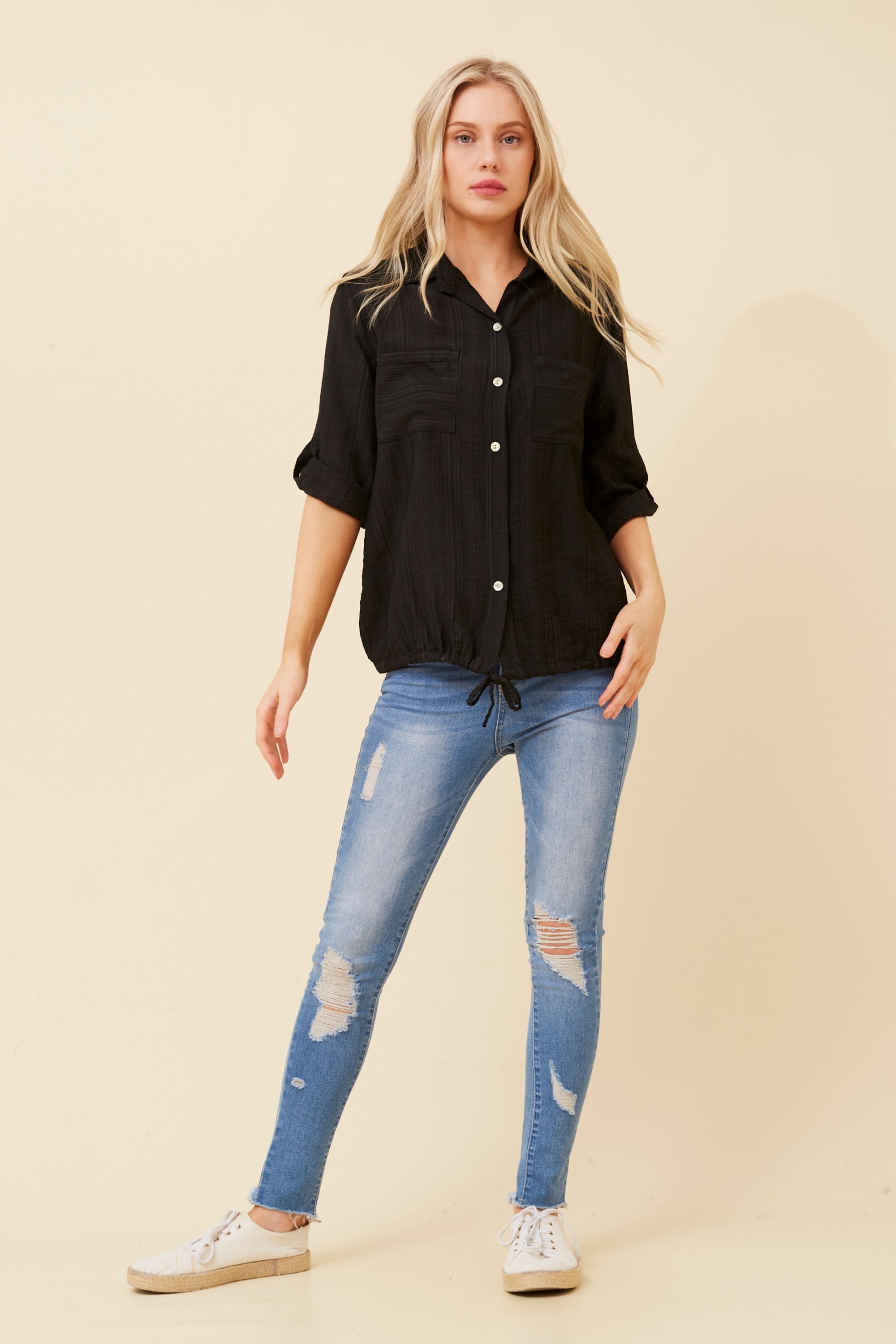 NOLENE BUTTON UP SHIRT