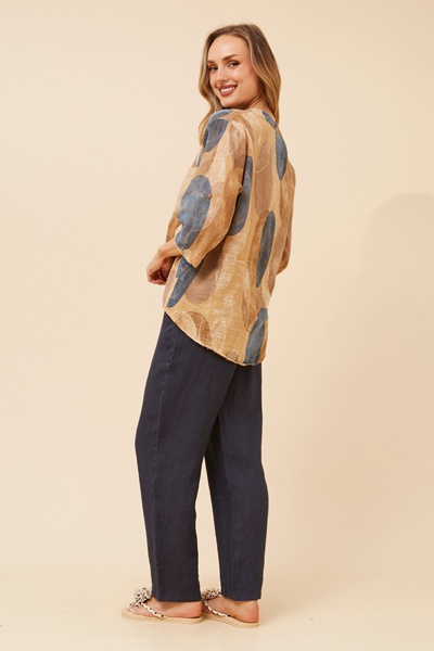 NOSETTA ABSTRACT PRINT TOP