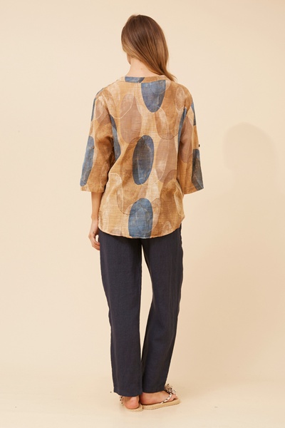 NOSETTA ABSTRACT PRINT TOP