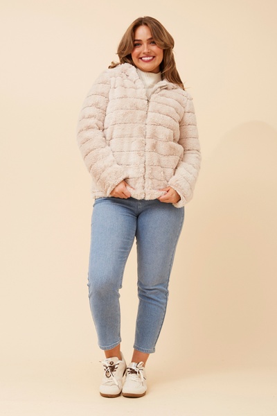NOVAH FAUX FUR JACKET
