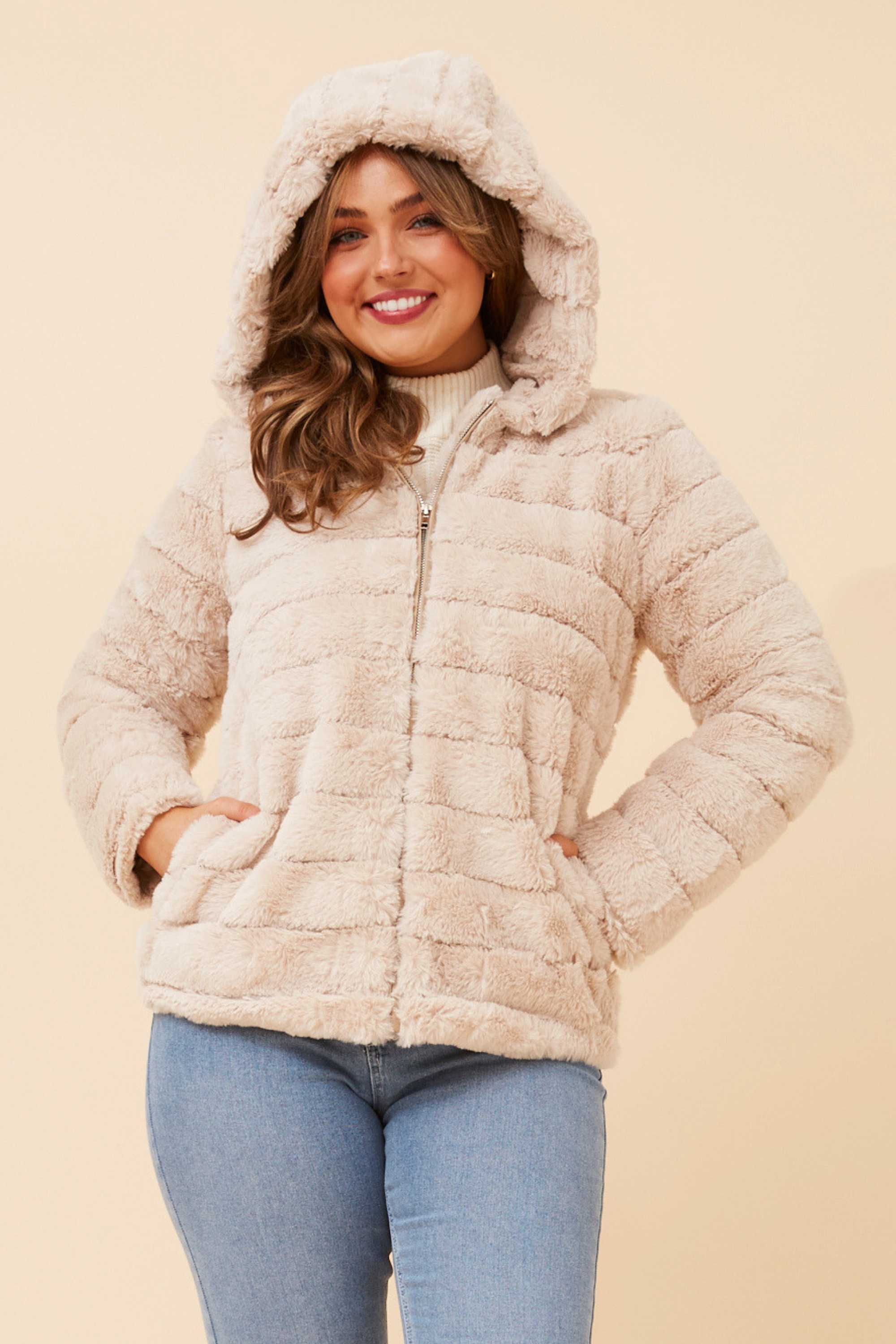 NOVAH FAUX FUR JACKET