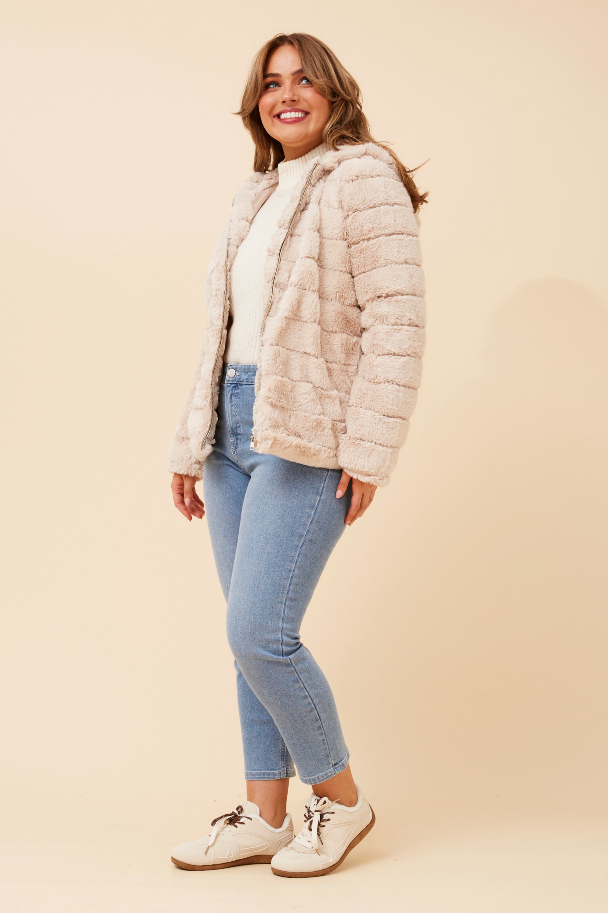 NOVAH FAUX FUR JACKET