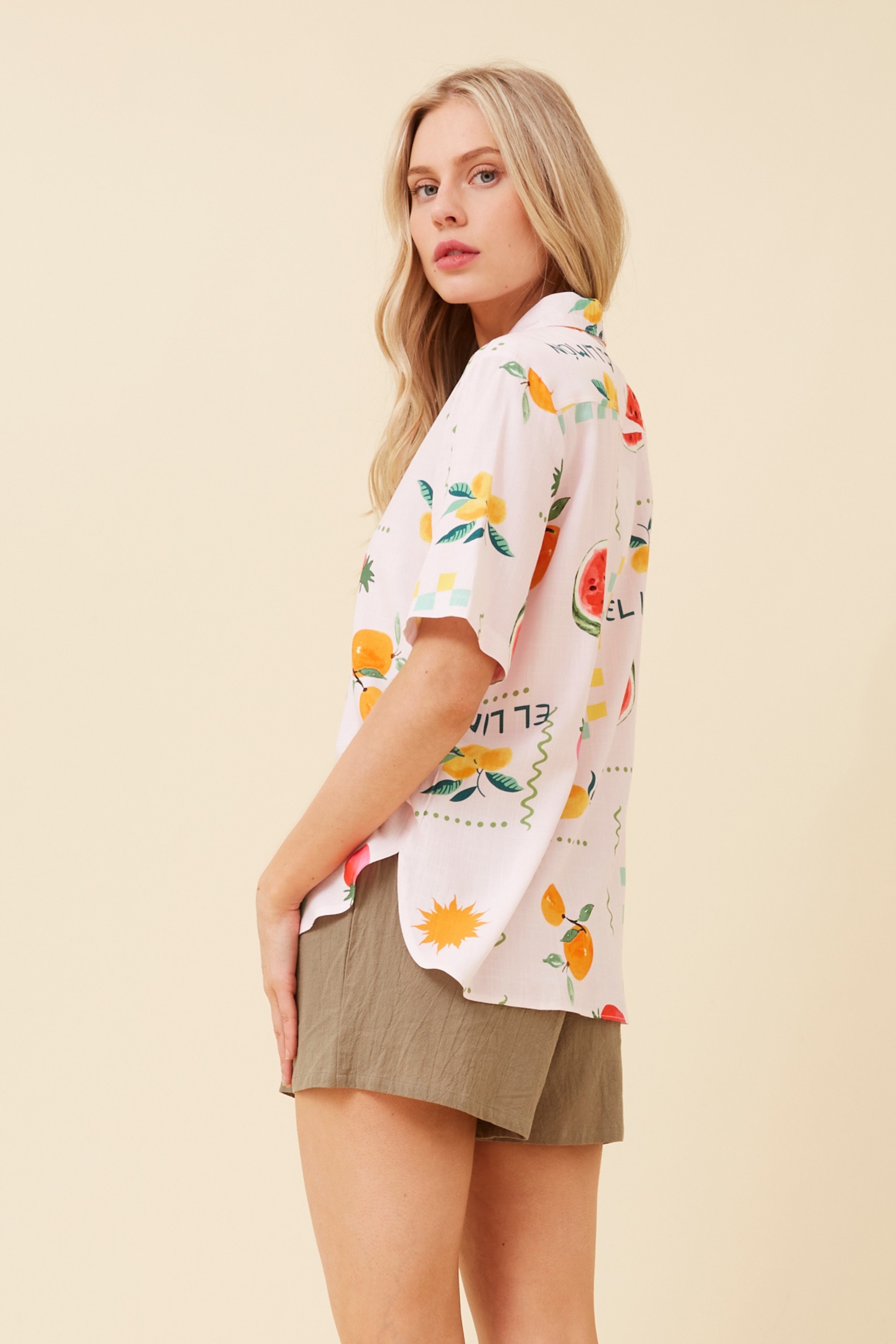 NURA WANDERLUST PRINT SHIRT