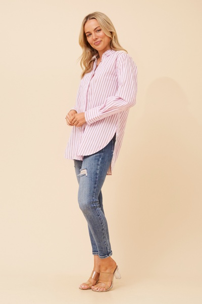 NURI STRIPE PRINT SHIRT