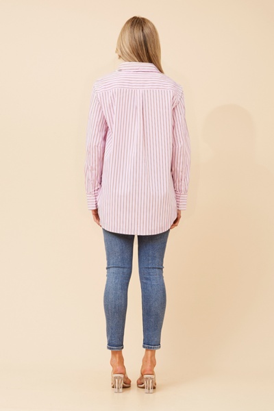 NURI STRIPE PRINT SHIRT