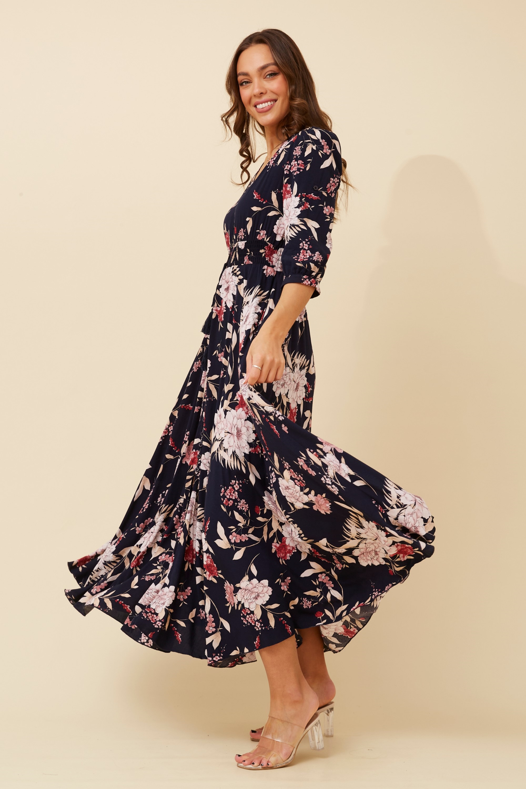 OCTAVIA FLORAL MAXI DRESS