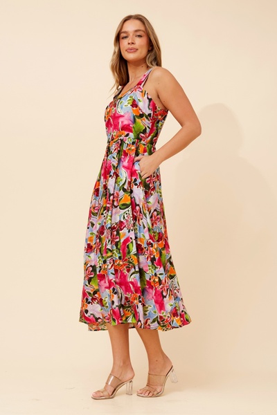 OCTIVIA FLORAL MAXI DRESS