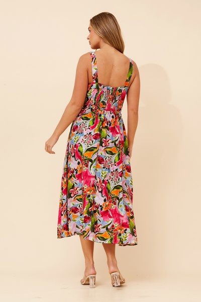 OCTIVIA FLORAL MAXI DRESS