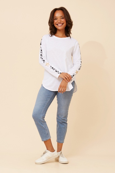 ODIE ANIMAL PRINT TOP