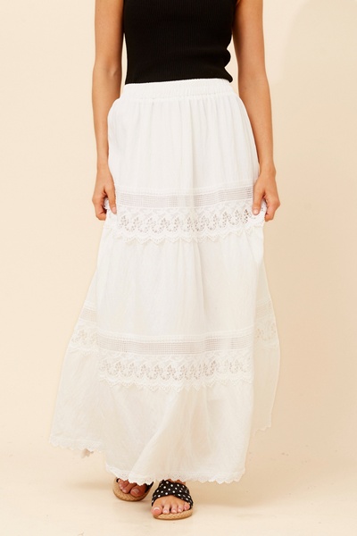 ODITI LACE MAXI SKIRT