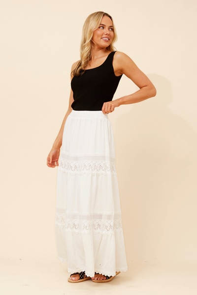 ODITI LACE MAXI SKIRT