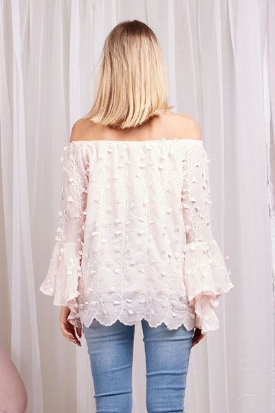 OFF SHOULDER LACE TOP