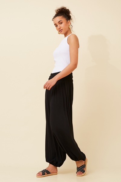 OLIANA SOLID BALLOON PANTS