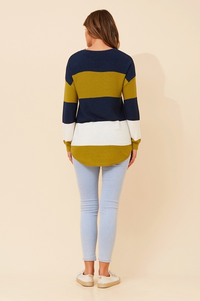 OLLIE WOOL BLEND PULLOVER