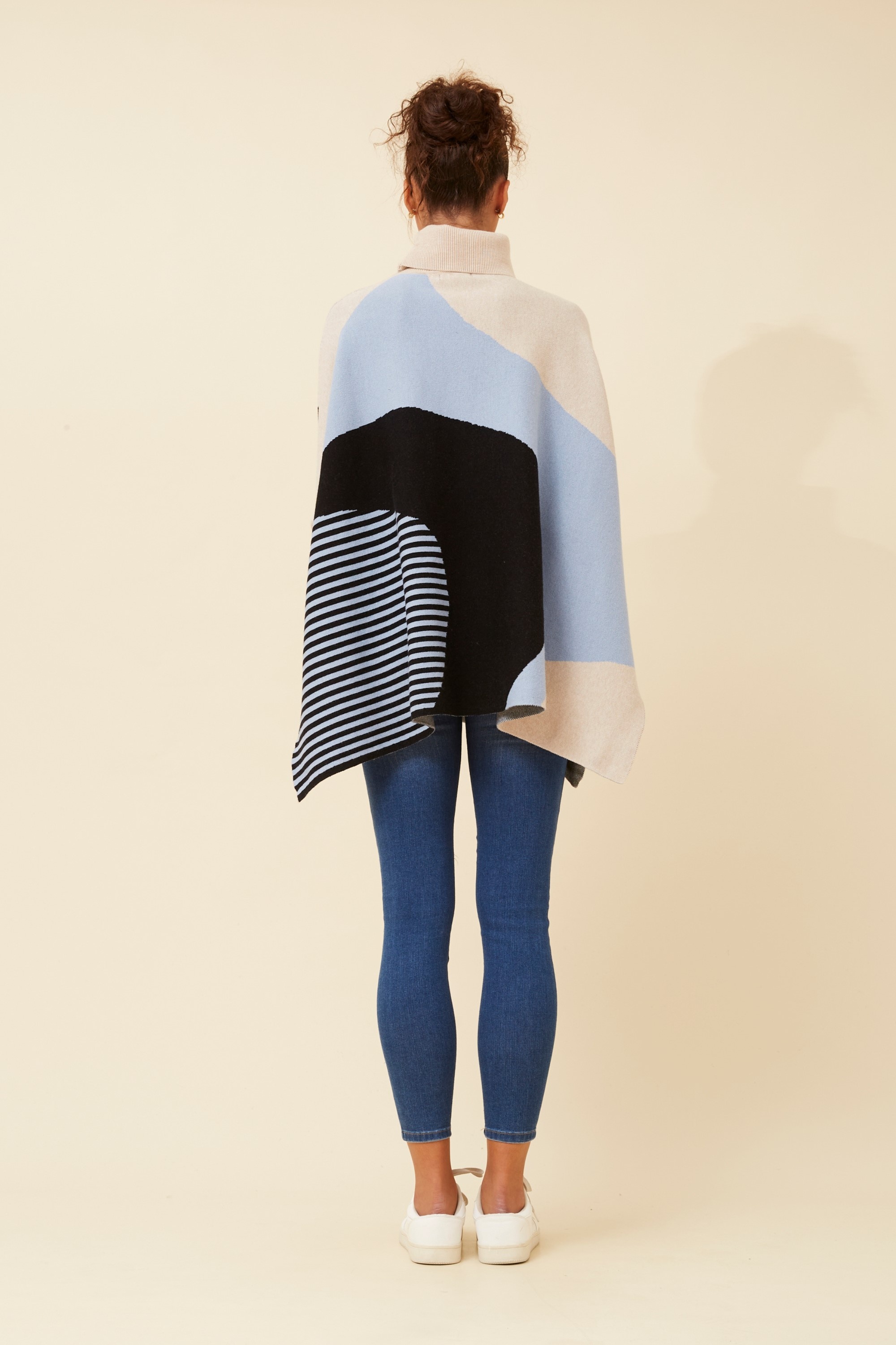 ONYX ABSTRACT KNIT PULLOVER