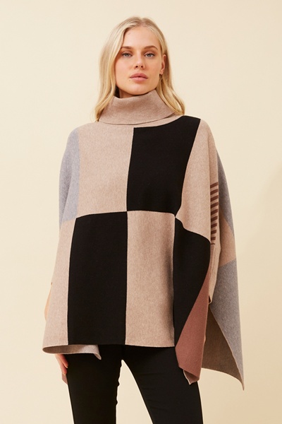 ONYX CHECK PRINT PULLOVER