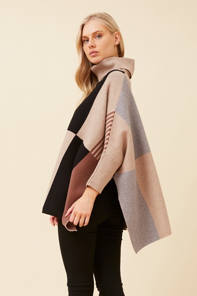 ONYX CHECK PRINT PULLOVER