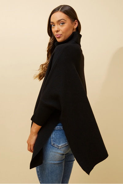 ONYX SOLID KNIT PULLOVER