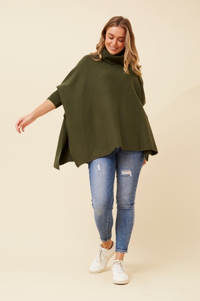ONYX SOLID KNIT PULLOVER