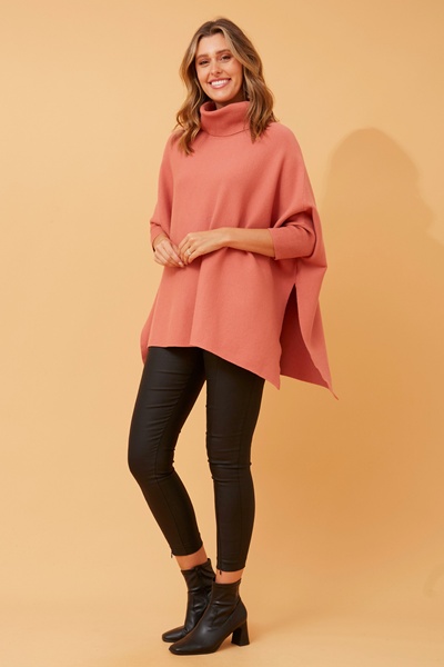 ONYX SOLID KNIT PULLOVER