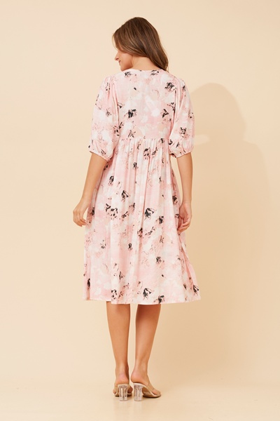 ORAZIA FLORAL MIDI DRESS