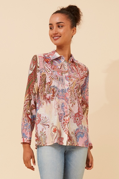 ORENDA ABSTRACT PRINT SHIRT