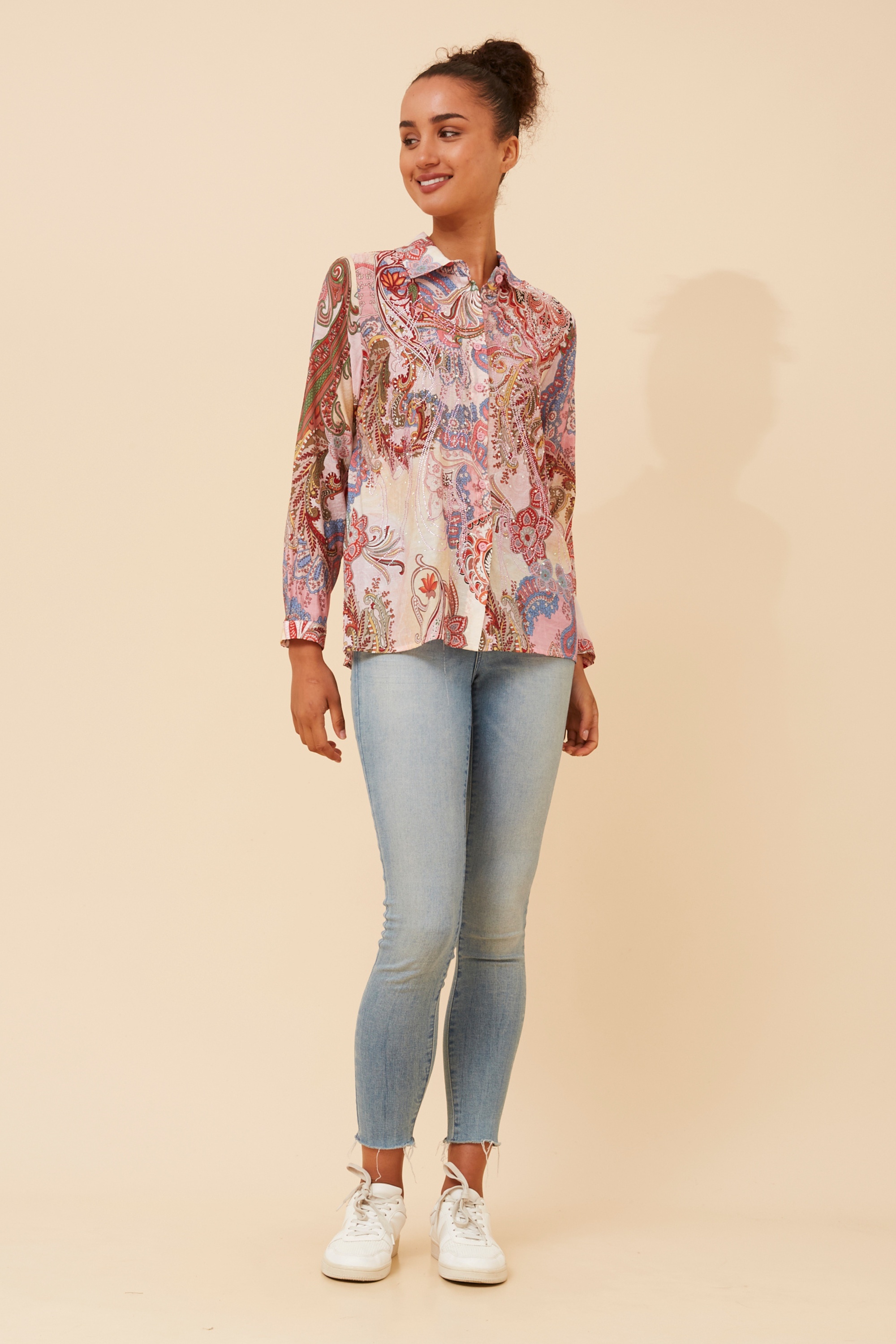 ORENDA ABSTRACT PRINT SHIRT