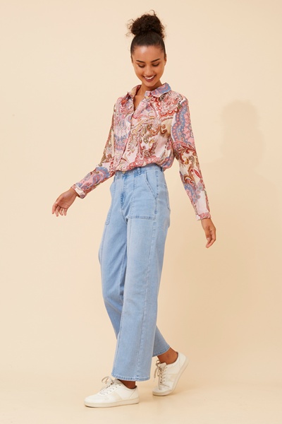 ORENDA ABSTRACT PRINT SHIRT