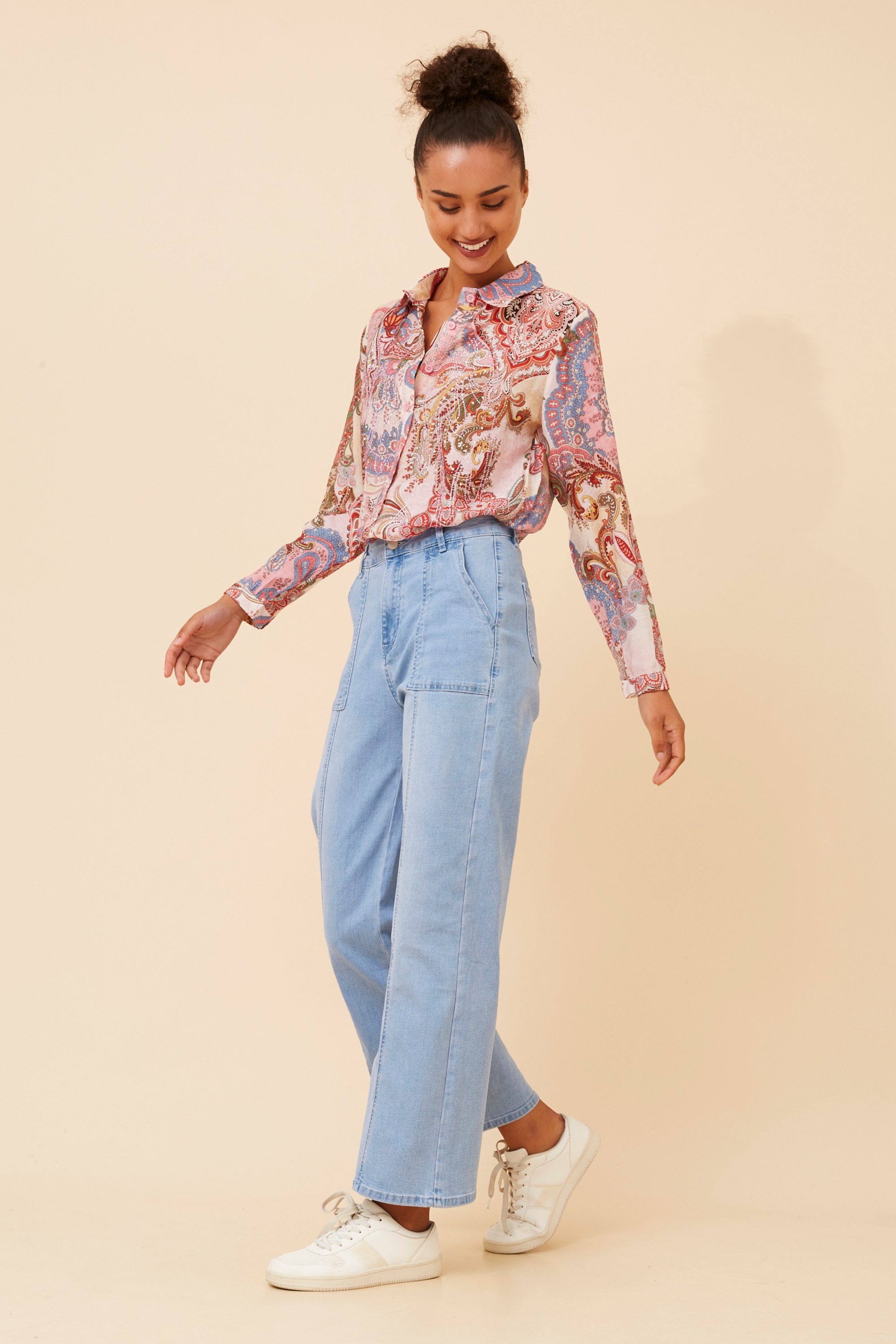 ORENDA ABSTRACT PRINT SHIRT
