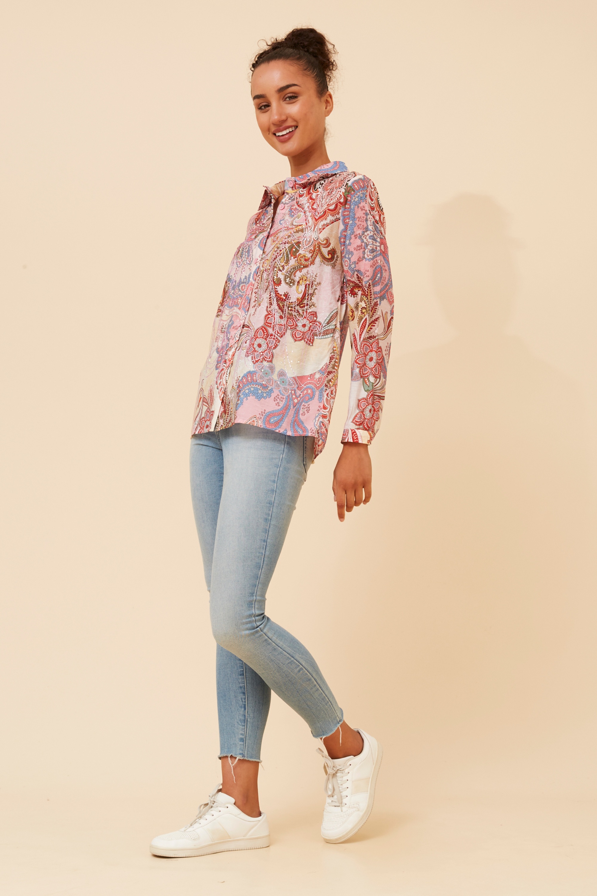 ORENDA ABSTRACT PRINT SHIRT