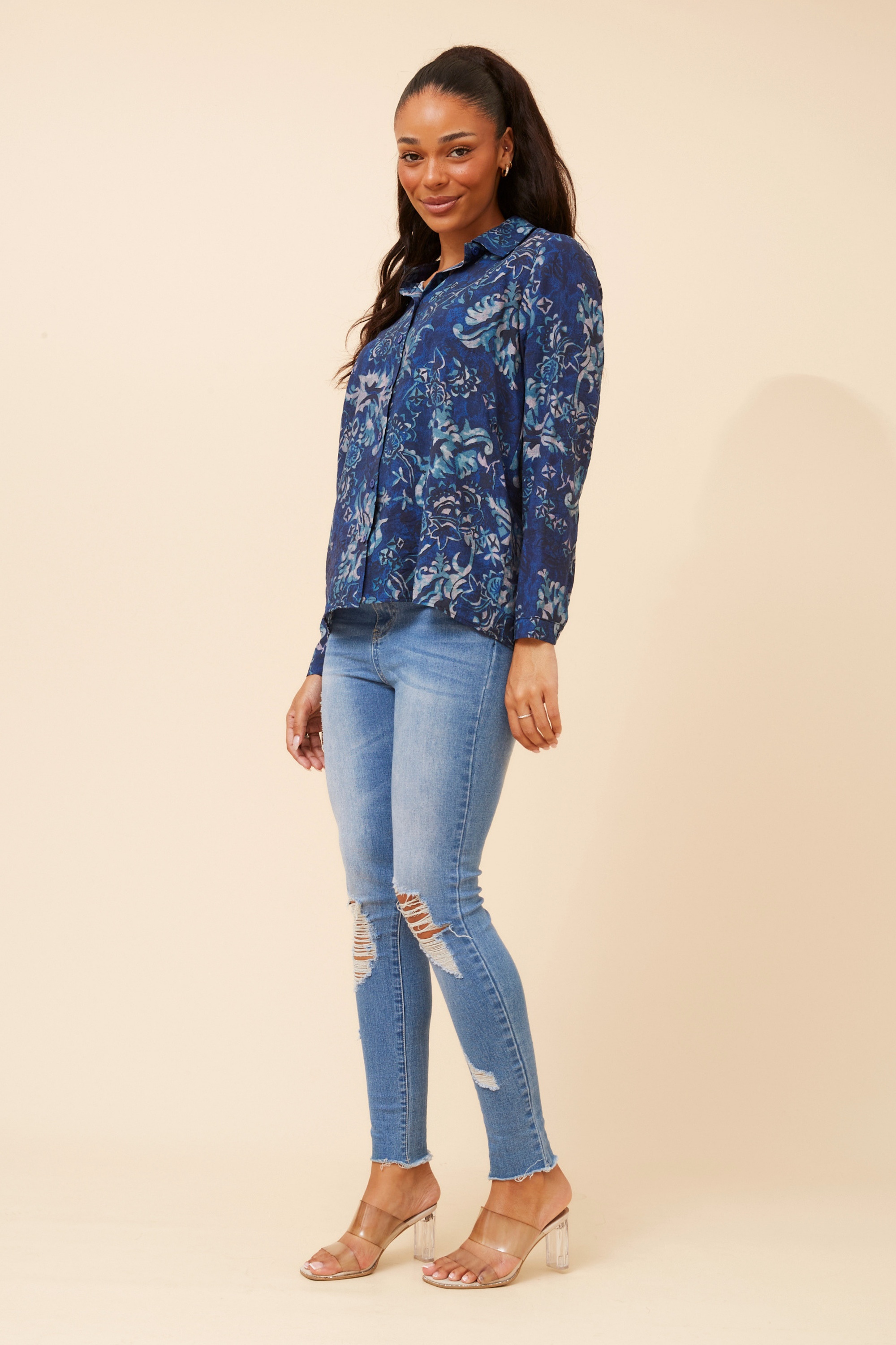 ORENDA ABSTRACT PRINT SHIRT