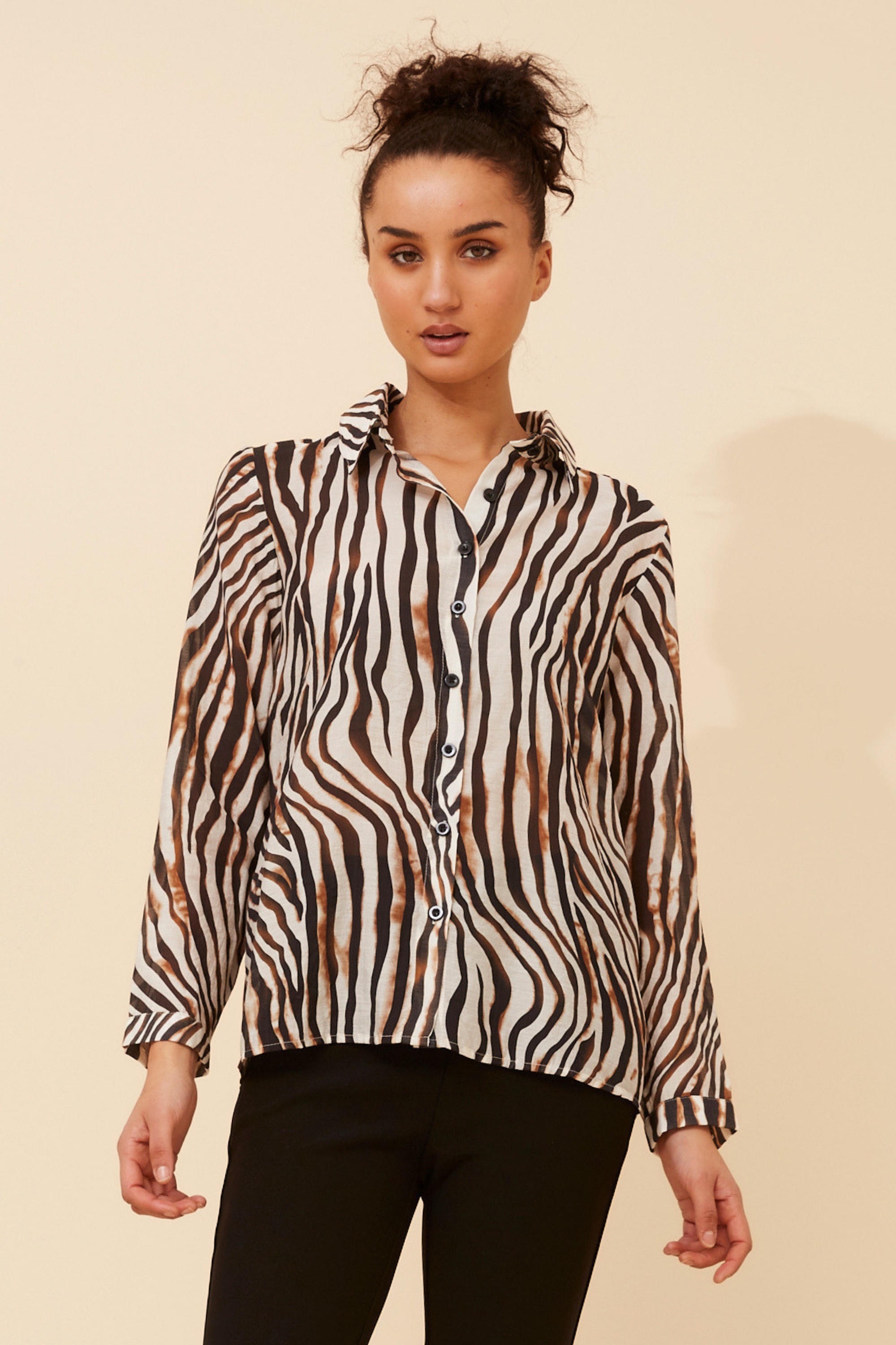 ORENDA ANIMAL PRINT SHIRT