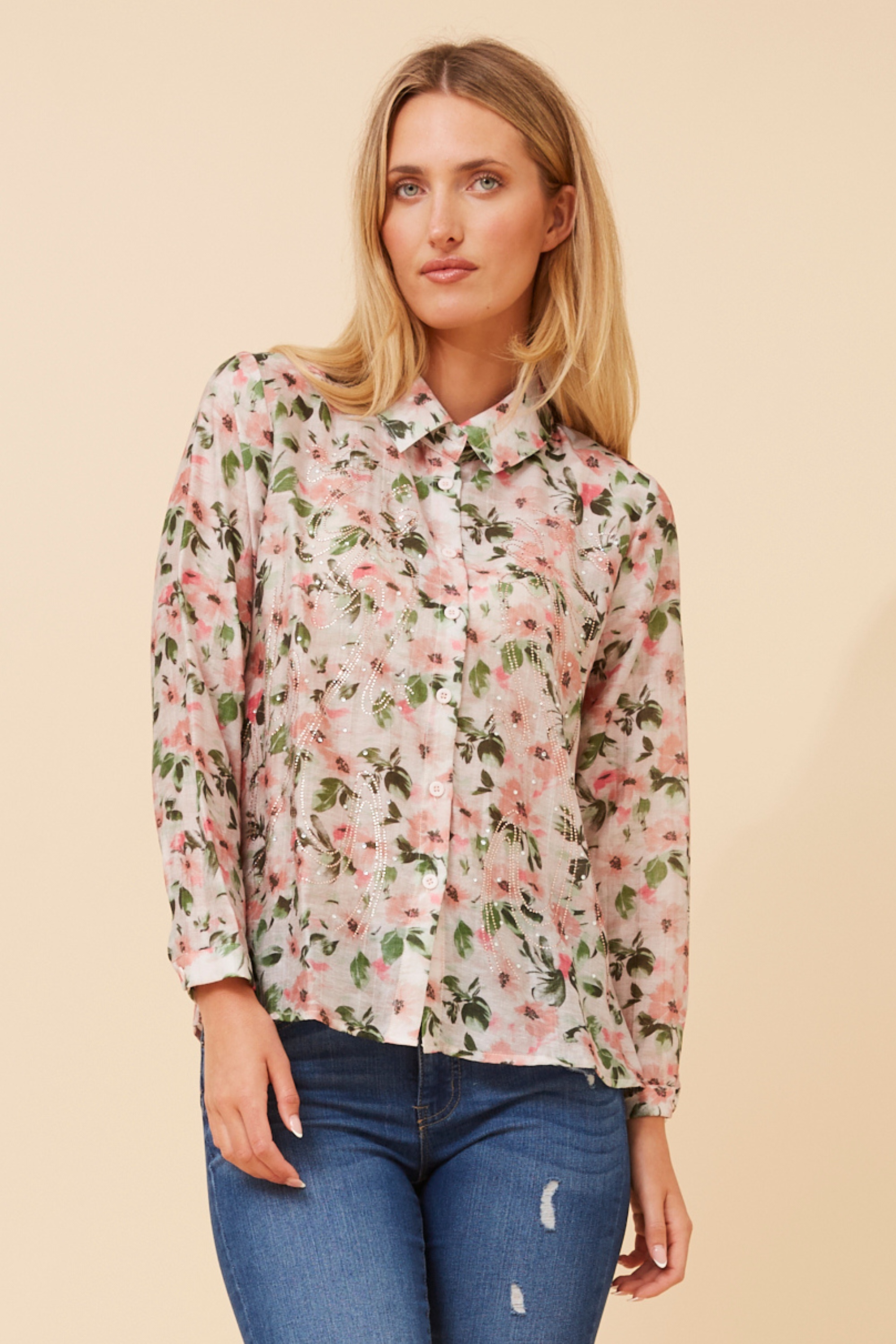 ORENDA FLORAL PRINT SHIRT