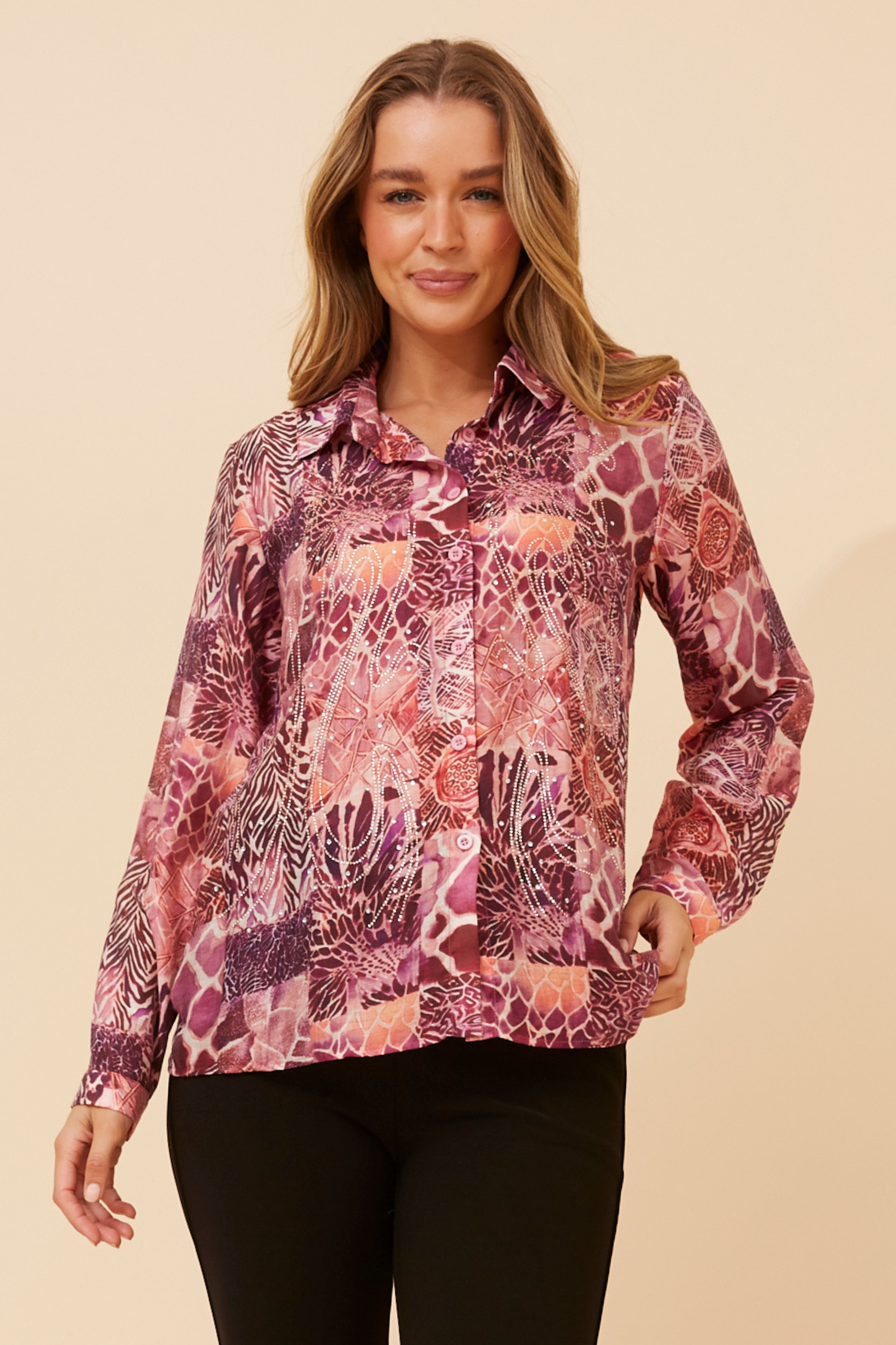 ORENDA LINEN BLEND SHIRT