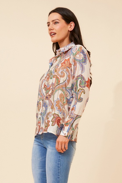 ORENDA PAISLEY PRINT SHIRT