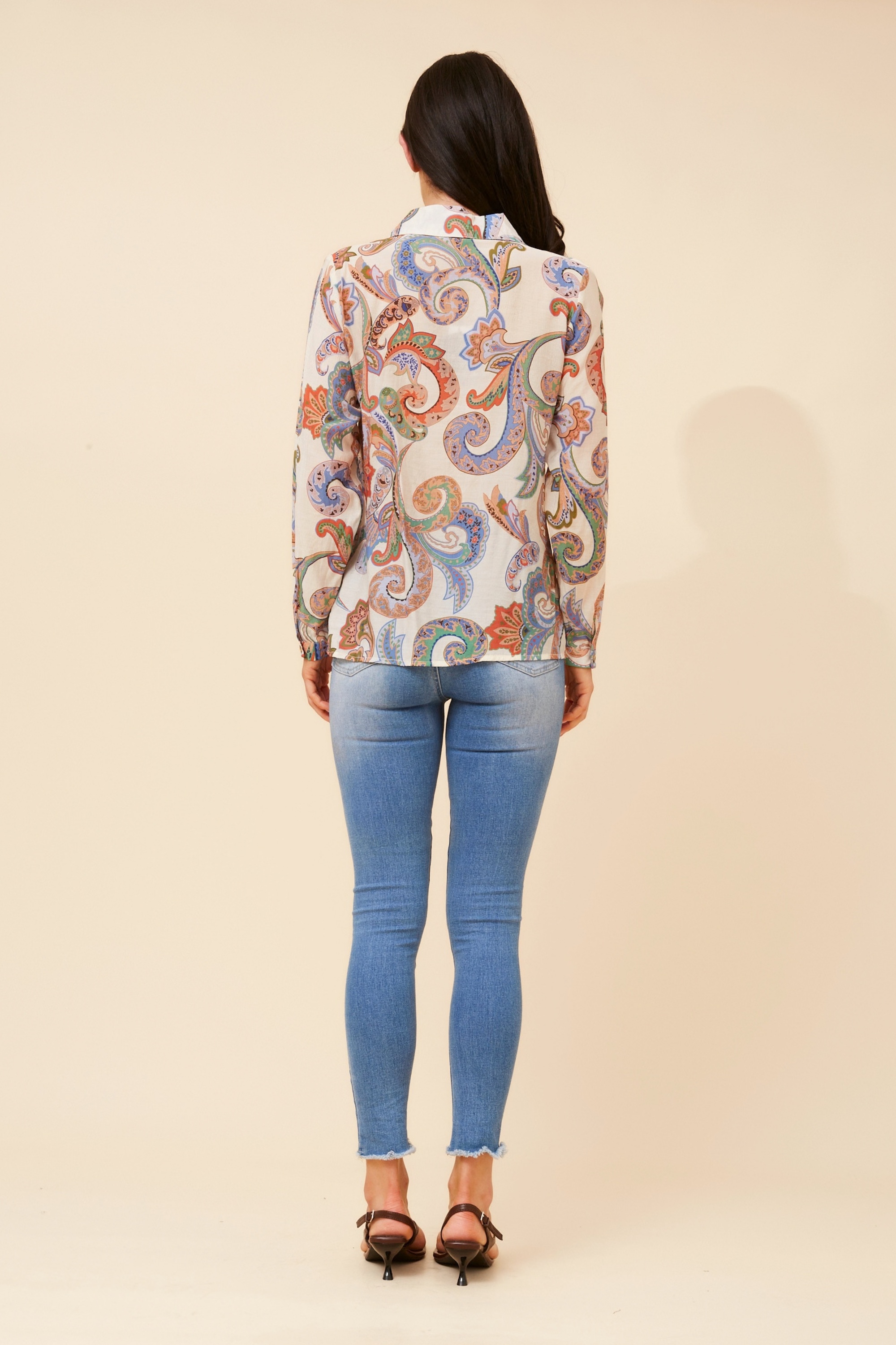 ORENDA PAISLEY PRINT SHIRT