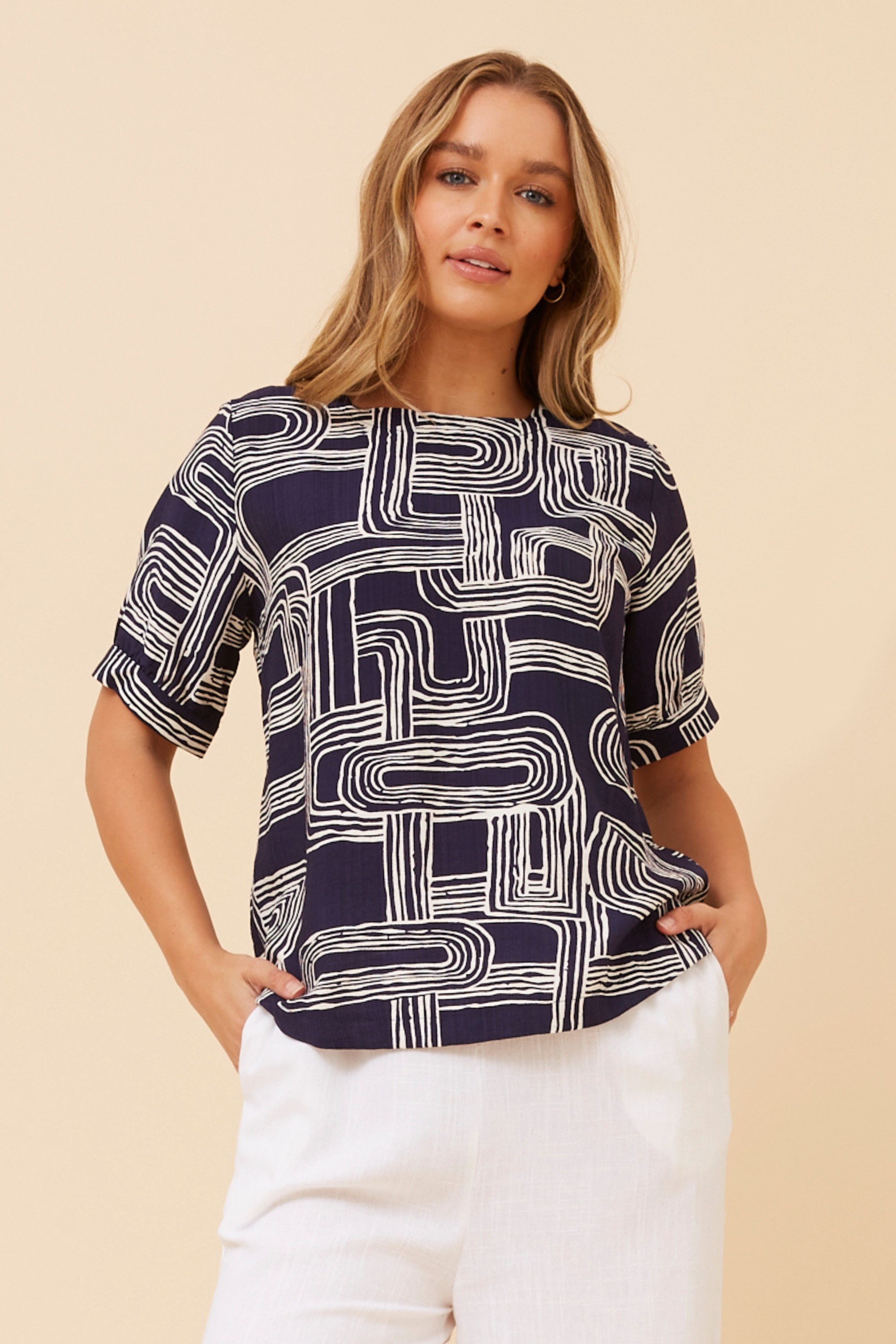 OSMOND ABSTRACT PRINT TOP