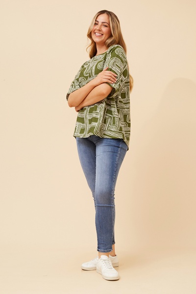 OSMOND ABSTRACT PRINT TOP