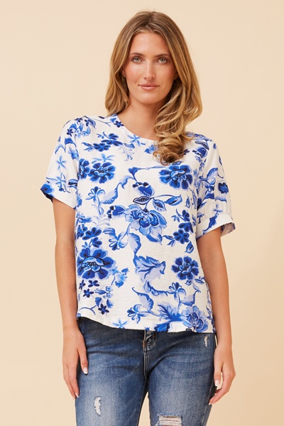 OSMOND FLORAL TOP