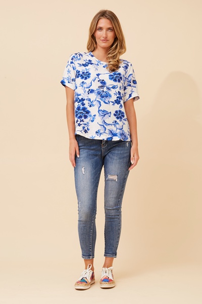 OSMOND FLORAL TOP