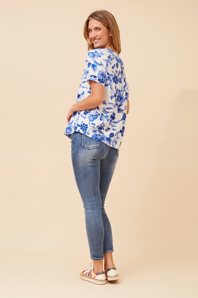 OSMOND FLORAL TOP