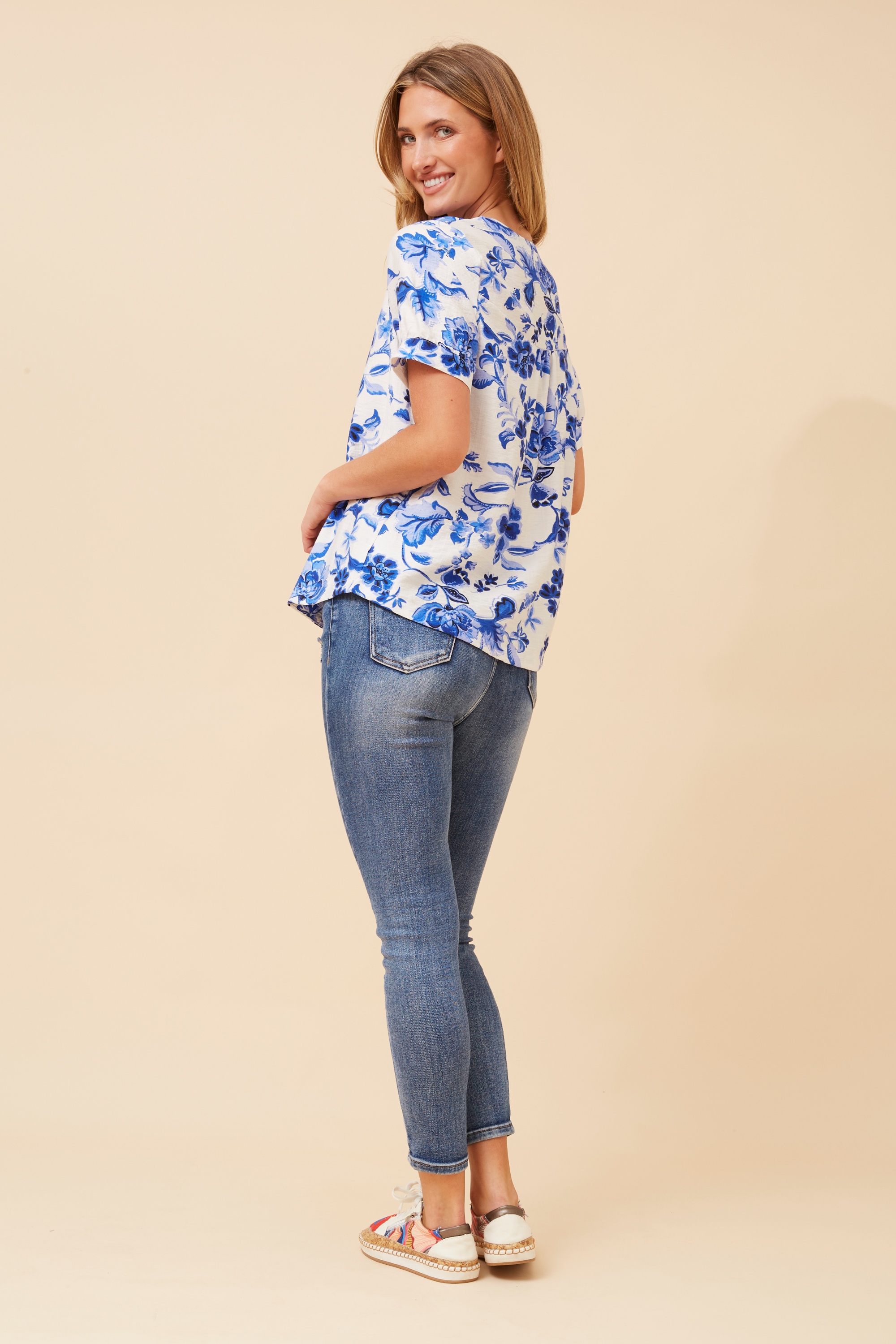 OSMOND FLORAL TOP