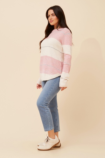 OTIS COLOUR-BLOCK KNIT PULLOVER