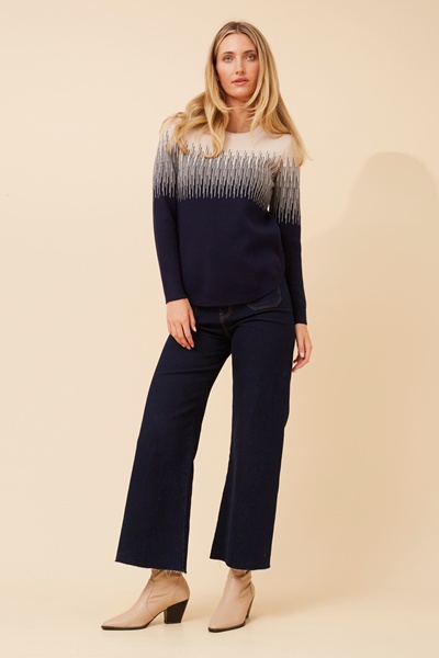 OTIS DIAMANTE KNIT PULLOVER