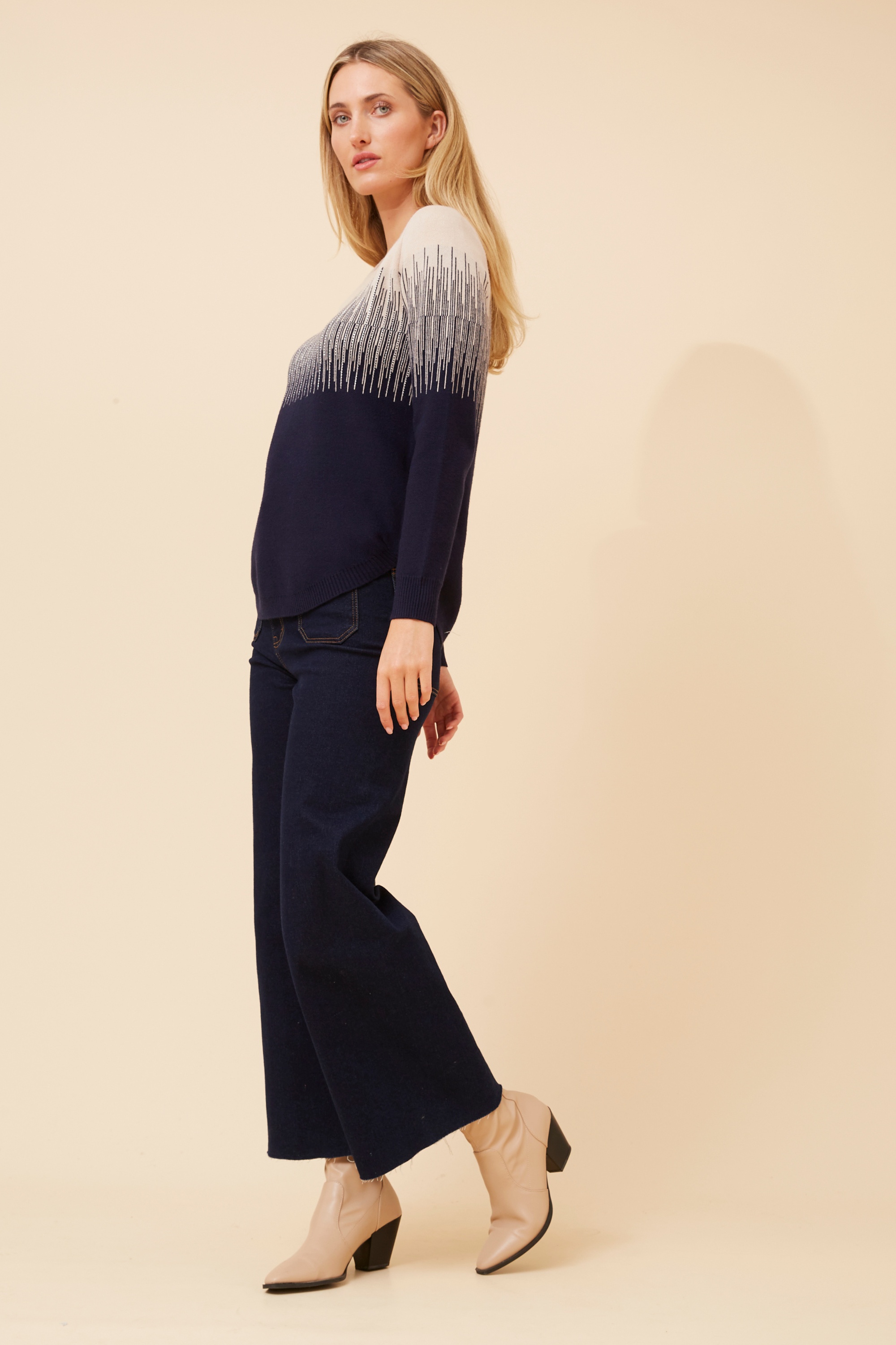 OTIS DIAMANTE KNIT PULLOVER