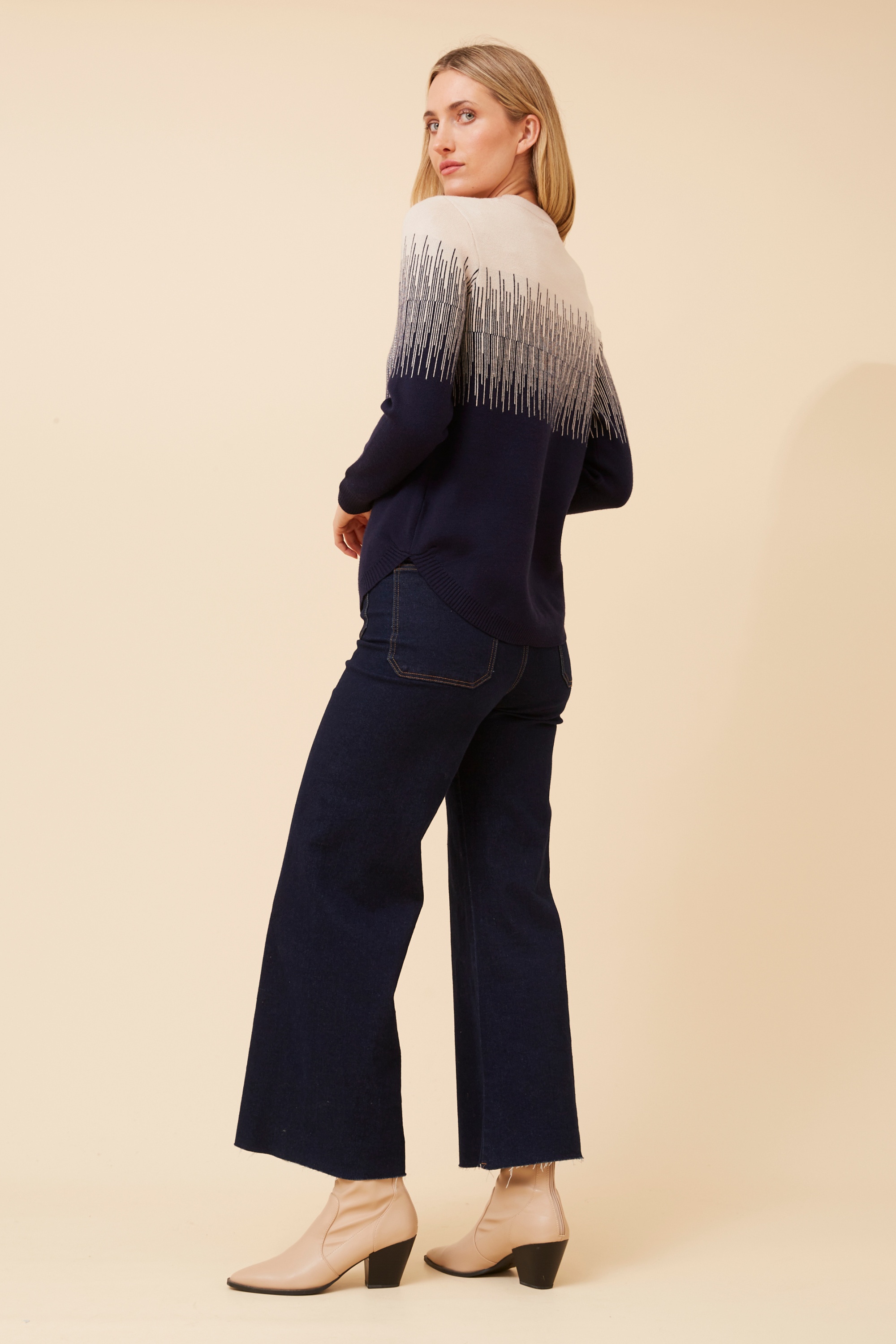 OTIS DIAMANTE KNIT PULLOVER