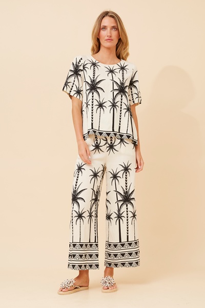 OTTAWA PALM TREE PRINT TOP