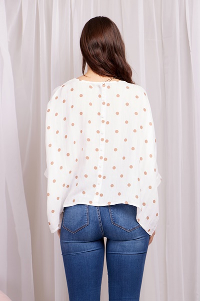 Oversized Polka dot top